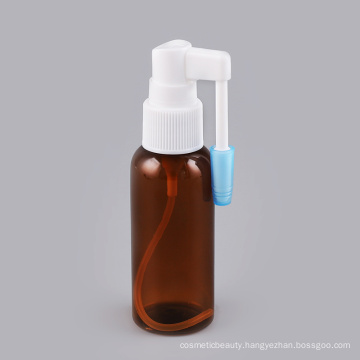 White black color 30ml throat spray bottle plastic throat spray bottle for medical